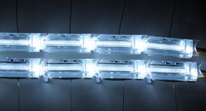 Caliente venta de led faro de la lámpara A4/A7 durante el día de la tira switchback drl luz los faros del coche - Product Image 1