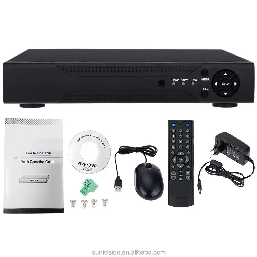 New Sunivision 1080P HD 4 channel software dvr h 264