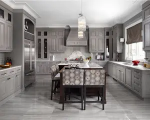 2015 新型橡木实木厨柜设计家具