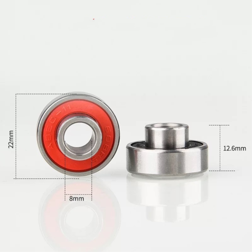 608 ZZ Ball Bearings, 20 Pieces 608zz Metal Double Shielded Miniature Groove Skateboard Ballla (Silver 608 ZZ Ball Bearings, 20 Pieces 608zz Metal Double Shielded Miniature Groove Skateboard Ballla (Silver