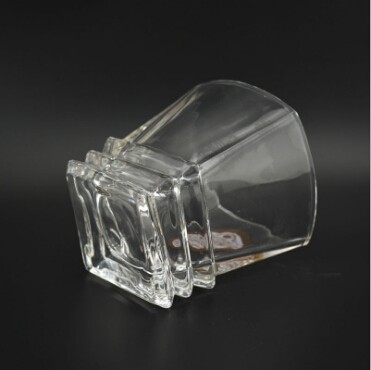 Square Whiskey Glasses Unique Design Shot Wine Glasses Lead Free Tumblers