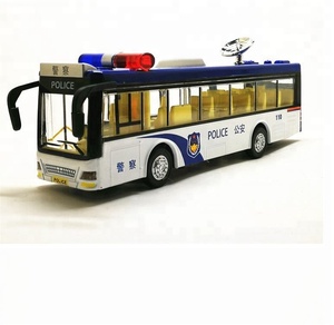 Modellino di Autobus della <span class=keywords><strong>Polizia</strong></span> Personalizzato di Alta Qualità, <span class=keywords><strong>Giocattolo</strong></span> in Metallo Pressofuso per Bambini - Product Image 4