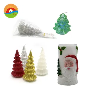 Merry Christmas Santa Claus Hot Sale Electronic Candle Automatic Remote Control Christmas Tree LED Candle For Party Decoration