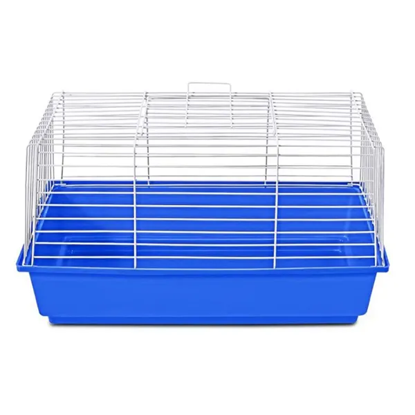 GMTPET China Blue Plastic Base Portable Rabbit Cage Cat Cage For Small Pets