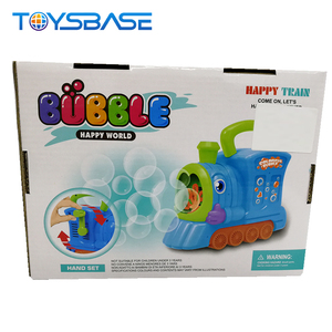 Nouveau produit Jouet de train amusant à manivelle Pistolet à bulles pour enfants Boule à bulles magique - Product Image 2