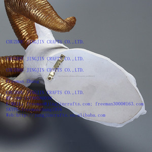 resina rhim <span class=keywords><strong>gacela</strong></span> pared cabeza de <span class=keywords><strong>animal</strong></span> placa, colgante de pared, decoración de la pared - Product Image 6