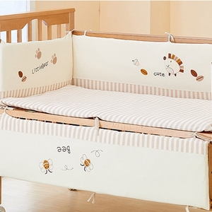 Baby Soft 100% Cotton Organic Muslin <strong>Wholesale</strong> Bedding Set Baby <strong>Cribs</strong> Sets - Product Image 2