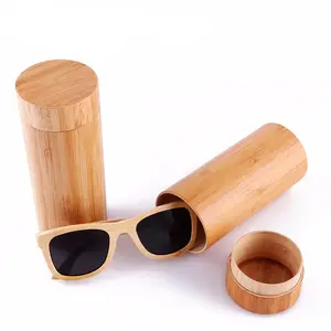 2016 best selling handmade cat 3 gafas de lentes uv400 gafas de sol polarizadas gafas de sol con caja de bambú de bambú
