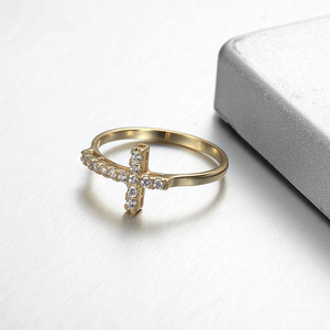 Chất Lượng Cao Quan Hệ Tình Dục Vòng Thời Trang Kênh Thiết Lập Căng Thẳng Thiết Lập Tăng Vàng Đầy Đủ Zircon Vòng Unisex Đơn Giản Nhẫn Cho Phụ Nữ - Product Image 6