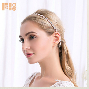 Accessoires de <span class=keywords><strong>cheveux</strong></span> de <span class=keywords><strong>mariage</strong></span> <span class=keywords><strong>vintage</strong></span> pour fête nuptiale enfants bandeaux fantaisie en métal et cristal pour occasions spéciales - Product Image 6