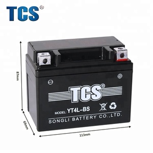 모토 부품 12v 4ah Bateria <span class=keywords><strong>Agm</strong></span> YT4L 오토바이 리드 산성 배터리 가격 - Product Image 2