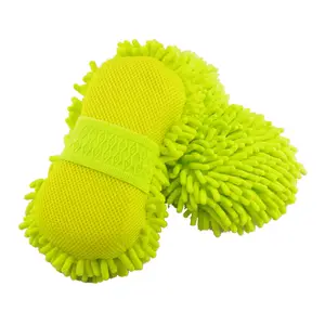 Microfiber Sponge Super Absorbent Premium Chenille Microfiber Car Wash Cleaning Sponge