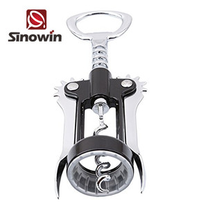 <span class=keywords><strong>Tire</strong></span>-<span class=keywords><strong>bouchon</strong></span> à vin portable tout-en-un en alliage de zinc à ailettes pour la maison et la cuisine - Product Image 4