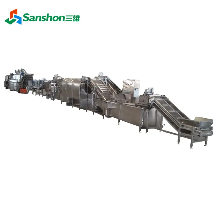 الجزرة النرد خط إنتاج تجفيف آلة الفولاذ المقاوم للصدأ الصين السلع المأكولات و المشروبات مصنع ومزارع الخضروات الجافة CE/ISO9001 Sanshon