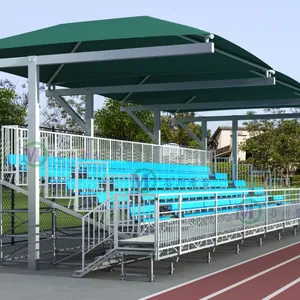 Tribune surélevée extérieure <span class=keywords><strong>MC</strong></span>-TG02, gradins temporaires, tribune démontable pour événements sportifs - Product Image 1