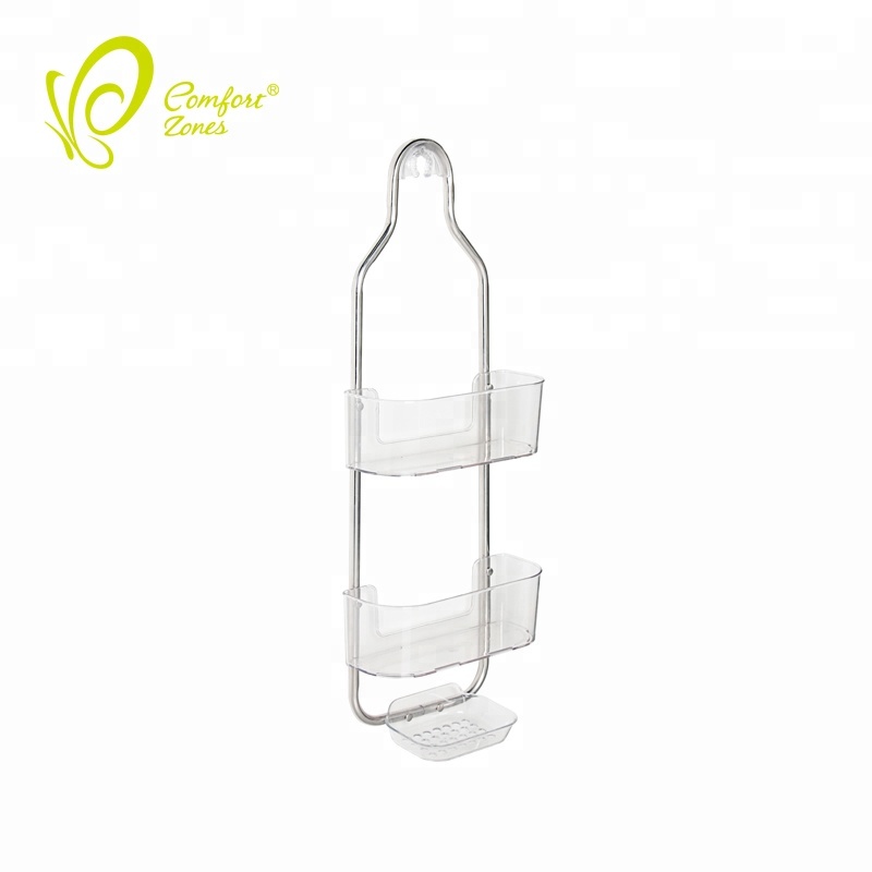 Съемный ванная комната большой душ полки chrome