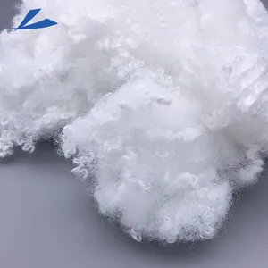 ملء الألياف المجوفة ألياف بوليستر قصيرة siliconized