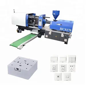 Haichen new 180 ton plastic household appliances touch switch socket panel junction box making injection molding machine