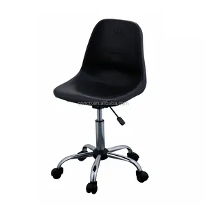 ESD PU Lab Stool Chair With Footrest and Nylon Base for Cleanroom esd antistatic conductive chair