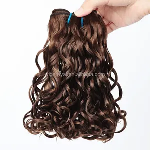 Top quality raw different types of curly mixed color remy hair weave extensions