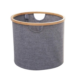 almacenamiento de casa de madera lavandería cesta de almacenamiento de <span class=keywords><strong>ropa</strong></span> de baño de la casa de los organizadores - Product Image 1