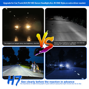 Usine nouvelle COB LED phare de voiture N7 partie automobile 80W puissance lumière blanche 6000K température de couleur H1 ampoule forme <span class=keywords><strong>Auto</strong></span> lumières - Product Image 6