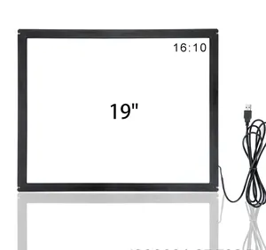Оптовая продажа 19 дюймов 16:10 ИК Двойной резистивный сенсорный дисплей сенсорный экран панели рамка, сенсорный экран, 17 дюймов 5:4 ir сенсорный экран Рамка