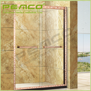 <span class=keywords><strong>Mampara</strong></span> de <span class=keywords><strong>ducha</strong></span> de vidrio retráctil deslizante de <span class=keywords><strong>acero</strong></span> <span class=keywords><strong>inoxidable</strong></span> 304 para baño prefabricado - Product Image 4