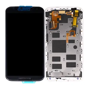 Originele Display Voor Motorola Voor Moto X + 1X2 XT1092 XT1096 XT1097 Lcd-scherm Met Frame Zwart