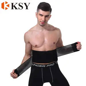 Privado etiqueta térmica cintura cinturón transpirable de malla elástica cintura protector