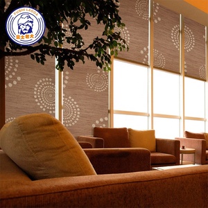 Tela de Persiana Enrollable Opaca Jacquard de Poliéster 100% con Diseño de Girasol FUSHI Fancy - Product Image 6