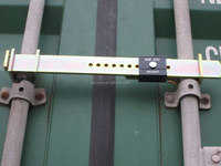 Sceau de barrière pour conteneur en acier haute sécurité, robuste, épaisseur 6 mm, pour la scellage des conteneurs maritimes