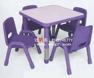 Ensemble de meubles scolaires en plastique coloré, chaise et conte pour enfants, réglables et colorés, 12 pièces