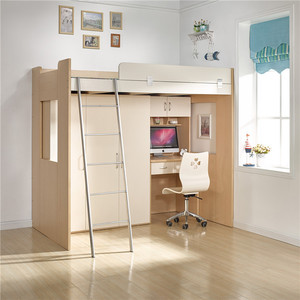Dernière Conception Superposés Lit Ensemble A Été Faite Par Le Conseil En Bois Pour Enfants Meubles Pour Enfants - Product Image 1