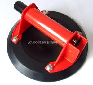 Ventosas de bomba manual de 204mm/8 pulgadas, ventosas de bomba de vacío de vidrio y <span class=keywords><strong>porcelana</strong></span> tipo ventosas de almohadilla plana, elevador de vacío - Product Image 1