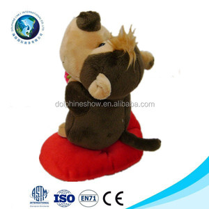 Wedding jirafa de peluche de juguete de <span class=keywords><strong>san</strong></span> valentín con el corazón cojín - Product Image 6
