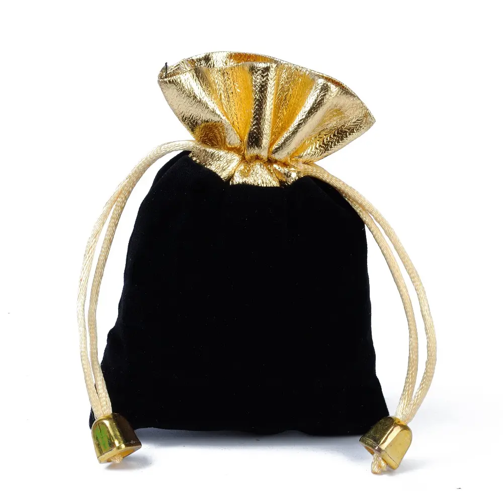 Мешочки для ювелирных изделий, велюровые черные бархатные подарочные сумки, золотые атласные мешочки с индивидуальным логотипом