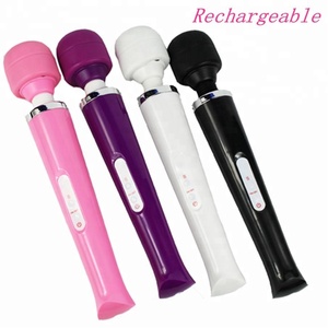 10 Kecepatan Alat Pijat Tubuh Masturbasi Wanita <span class=keywords><strong>Sex</strong></span> AV Rod Vibrator Kepala Besar untuk Wanita - Product Image 6