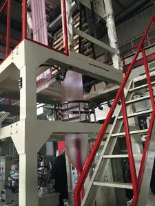 PE PEAD PEBD reforço lateral Elevador máquina de saco de linha que faz a máquina extrusora filme cabeça rotativa máquina de sopro da película plástica