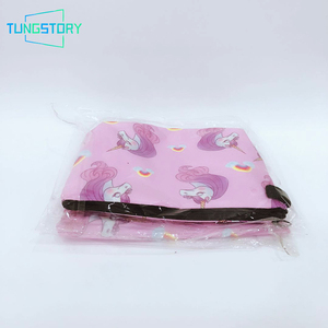 Gros Cadeau Promotionnel Personnalisé Dessin Animé Impression Cosmétiques Et Sacs Un Ensemble Polyester Sac À Cordon Sac À - Product Image 3