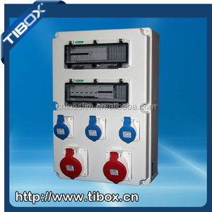 Boîte de commande à boutons poussoirs pour prises industrielles en plastique, IEC/CEE, 6 pièces, IP44 - Product Image 1
