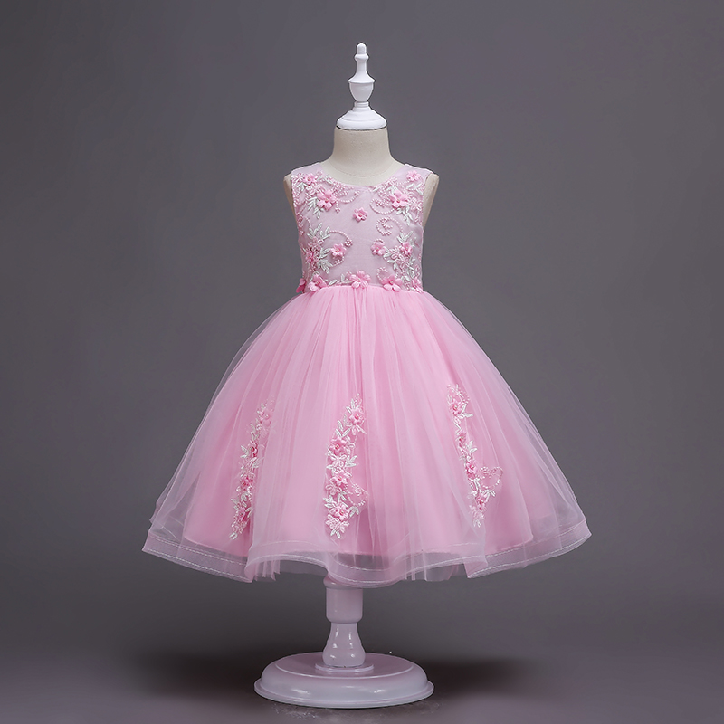 Оптовая продажа с фабрики; Модное детское фатиновое платье принцессы с короткими рукавами Вечерние