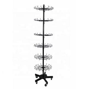 Accessori in metallo per pavimenti pesanti di alta qualità calzini rotanti espositore <span class=keywords><strong>rack</strong></span> - Product Image 1
