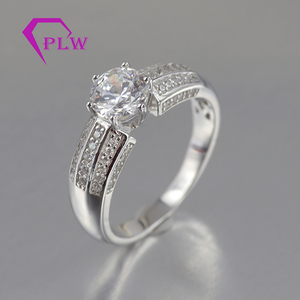 Anillo de compromiso de gemas para joyas Provence Gems 6.5mm DEF Color Moissanite Gold Engagement Ring para hombres - Product Image 3