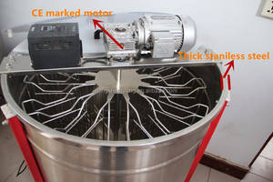 2 deux <span class=keywords><strong>cadres</strong></span> radiaux <span class=keywords><strong>extracteur</strong></span> de miel manuel avec prix usine - Product Image 4