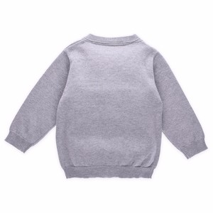 Gris claro bebés suéter diseño muchachos moda cardigan - Product Image 2