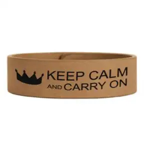 Inspired Quotes Sayings Laserable Laser Cut Colored Wide Faux Leather Cuff Bracelet For Women