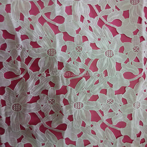 Nouvelle robe en soie, grande fleur, tissu en dentelle, décoration de dubaï - Product Image 1
