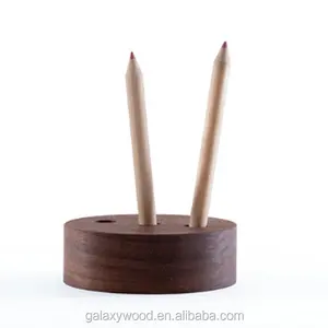 wholesale custom Wood Pen Pencil Holder for table decoration