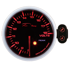 60mm PK-SC 7 Couleurs 12 Volts Jauge Japonais Jauge Moteur pas à pas Jauge de Course Automatique